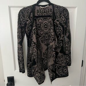 Soft Surroundings Filigree Open Front Drape Cardigan - Petite XS - Preowned